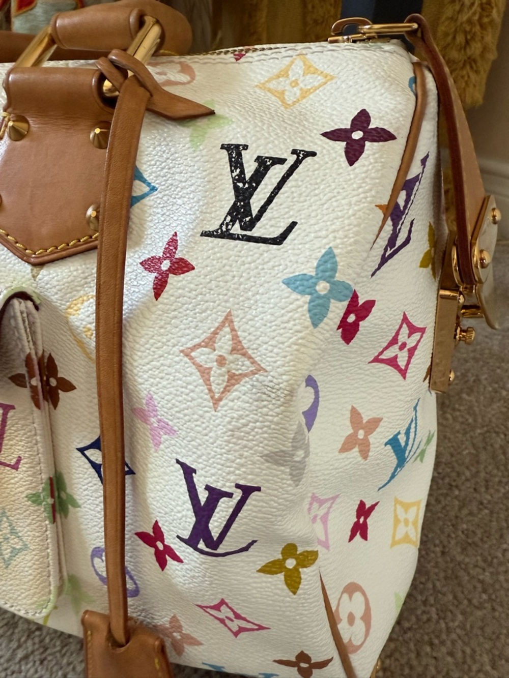 Louis Vuitton Original Murakami Multicolor Monogram Speedy 30 - Picture 5 of 16